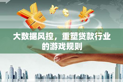 乌拉特后旗大数据风控，重塑贷款行业的游戏规则