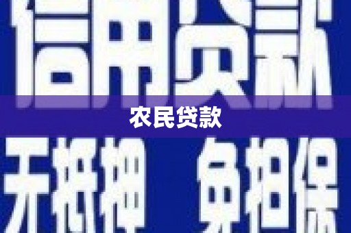 乌拉特后旗农民贷款