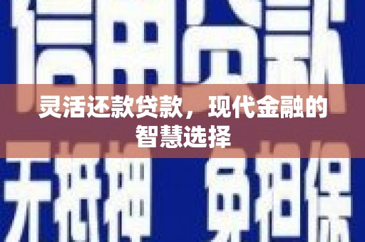 乌拉特后旗灵活还款贷款，现代金融的智慧选择