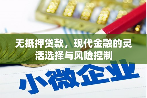 乌拉特后旗无抵押贷款，现代金融的灵活选择与风险控制