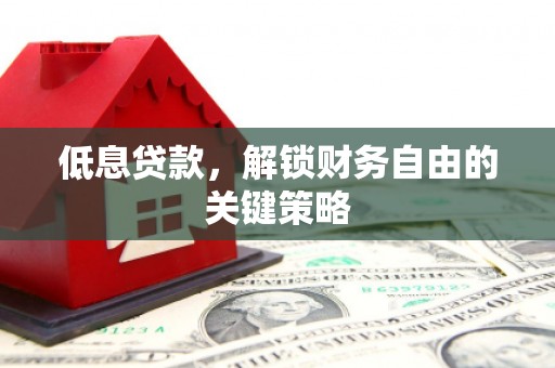 乌拉特后旗低息贷款，解锁财务自由的关键策略