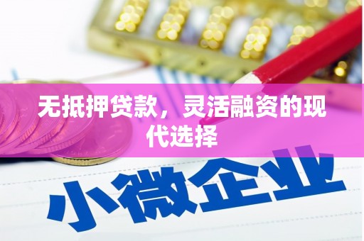 乌拉特后旗无抵押贷款，灵活融资的现代选择