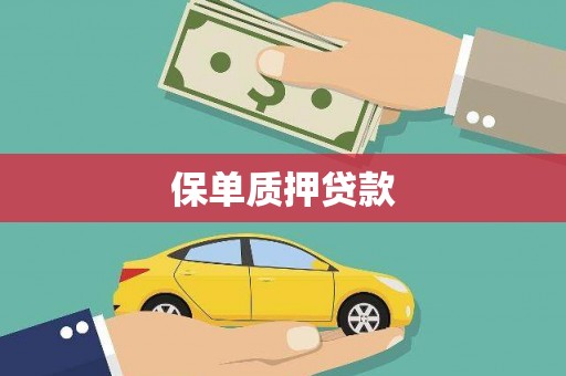 乌拉特后旗保单质押贷款