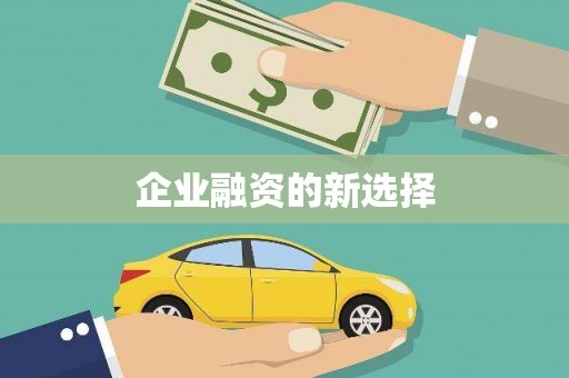 乌拉特后旗企业融资的新选择