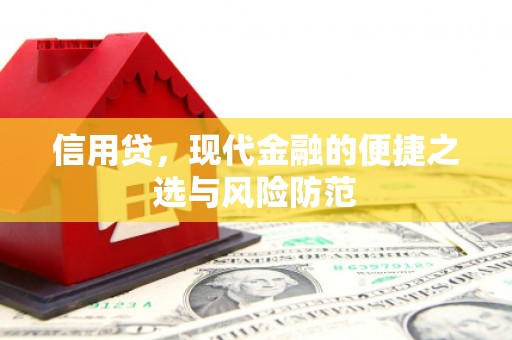 乌拉特后旗信用贷，现代金融的便捷之选与风险防范