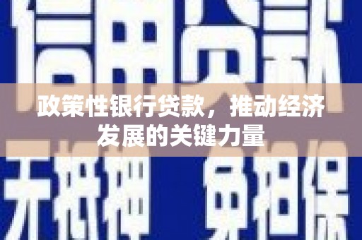 乌拉特后旗政策性银行贷款，推动经济发展的关键力量