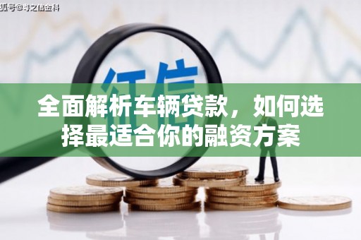 乌拉特后旗全面解析车辆贷款，如何选择最适合你的融资方案