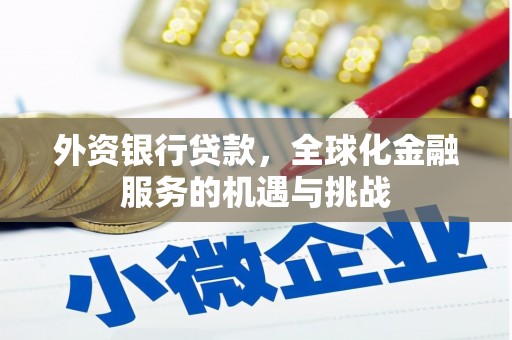 乌拉特后旗外资银行贷款，全球化金融服务的机遇与挑战