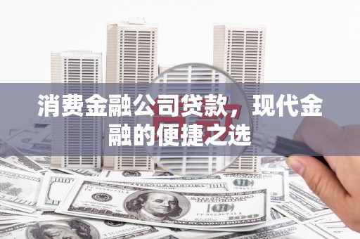乌拉特后旗消费金融公司贷款，现代金融的便捷之选